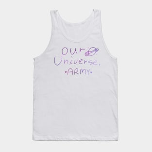 Our universe, army (white) Tank Top